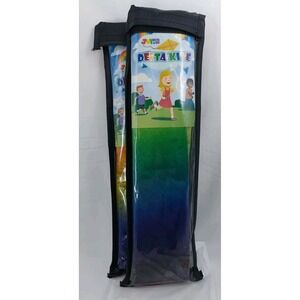 2Pk Joyin Large Delta Kite Rainbow #12969 Kids Adults Nylon With String